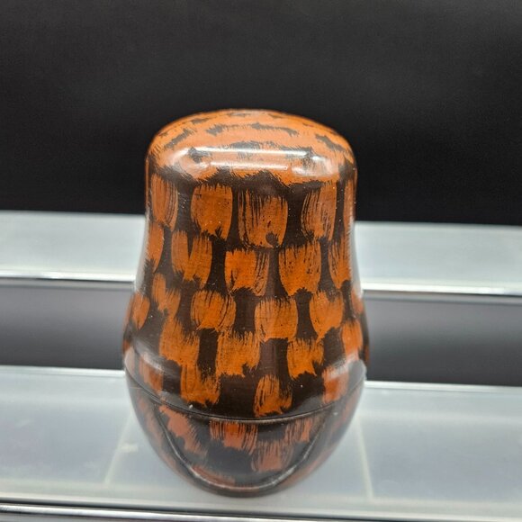 Vintage Owl Family Nesting Dolls Enesco Wooden Hand Painted 5pc Set Kitschy - Picture 5 of 14